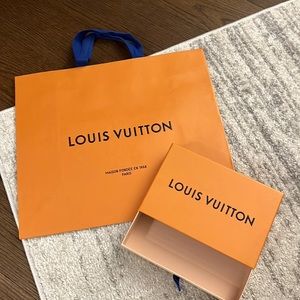 AUTHENTIC Louis Vuitton box and paper bag
